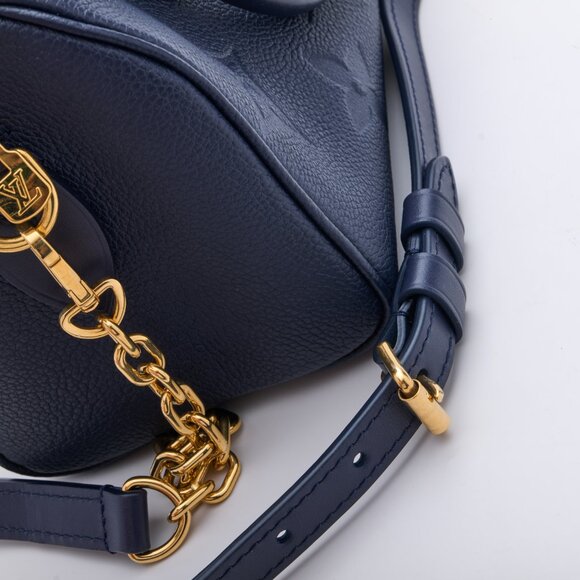 Louis Vuitton Speedy Blue Bandoulière Monogram Empreinte - Picture 3 of 15